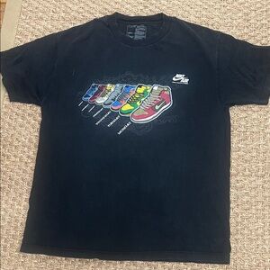 Vintage Nike Air Jam 7 days a week Black T shirt